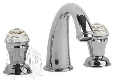 Смеситель Migliore Korona Swarovski ML.KRN-4712 Cr для раковины 