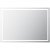 Зеркало AM.PM Gem 100 M91AMOX1001WG с подсветкой с механическим выключателем 