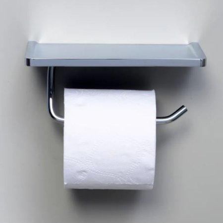 Держатель туалетной бумаги WasserKRAFT K-1325 с полкой для телефона 