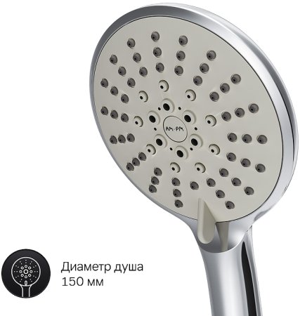 Смеситель для ванны AM.PM X-Joy F85A95000 универсальный Хром 