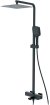 Душевая система Gappo G17-6 G2417-60 с термостатом Черная матовая 