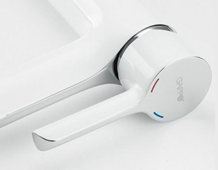 Смеситель для раковины Gappo G03-8 G1003-18 Белый Хром 