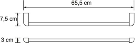 Полотенцедержатель WasserKRAFT Kammel K-8330WHITE 