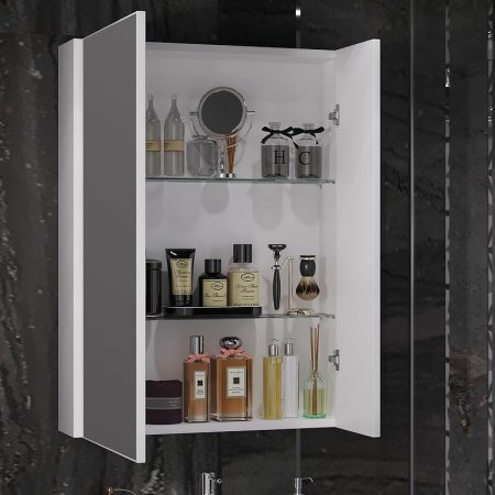 Зеркальный шкаф Opadiris Арабеско 60 00-00005347 Белый глянцевый 