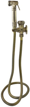 Гигиенический душ с запорным вентилем Bronze de Luxe Royal 10235 Бронза 