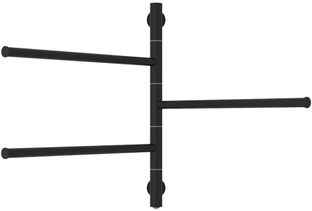 Электрический полотенцесушитель Сунержа Триада 540х585 31-0822-0540 Черный матовый 