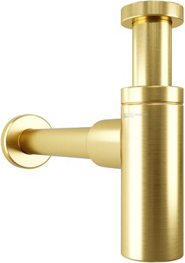 Сифон для раковины WasserKRAFT Aisch A170 матовое золото 