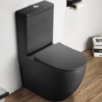 Унитаз компакт CeramaLux 2166XMDH Серый матовый с бачком и сиденьем Микролифт Унитаз компакт CeramaLux 2166XMDH Серый матовый с бачком и сиденьем Микролифт