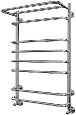 Водяной полотенцесушитель Terminus Полка П8 500x796 4670030723161 с полкой Хром 