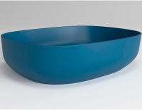 Раковина-чаша Plumberia Selection VELOMA OVAL BDT 48x12.5x38 Blu Denim