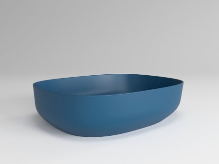 Раковина-чаша Plumberia Selection VELOMA OVAL BDT 48x12.5x38 Blu Denim 