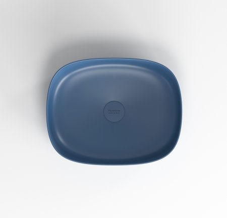 Раковина-чаша Plumberia Selection VELOMA OVAL BDT 48x12.5x38 Blu Denim 