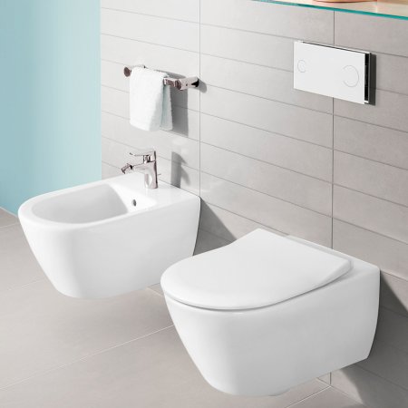 Унитаз подвесной Villeroy & Boch Subway 2.0 5614R201 безободковый, альпийский белый 