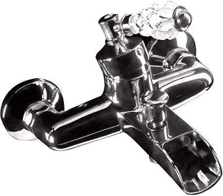 Смеситель для ванны Boheme Vogue Crystal 223-CRST Хром 