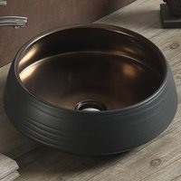 Раковина-чаша Comforty 43 J2091 00004139777 Черная Бронза