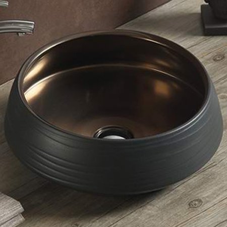 Раковина-чаша Comforty 43 J2091 00004139777 Черная Бронза 