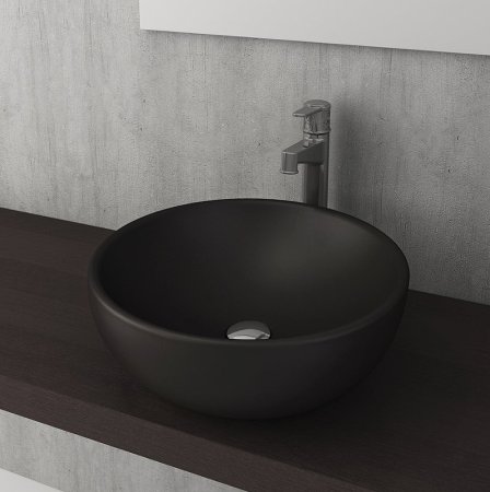 Раковина-чаша Bocchi Roma Vessel 45 1119-004-0125 Черная матовая 