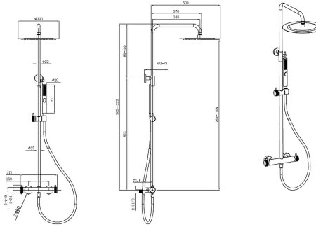 Душевая система Allen Brau Fantasy 5.11001-00 с термостатом Хром 