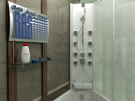 Акриловая ванна Bas Николь 170x100 см L с гидромассажем 