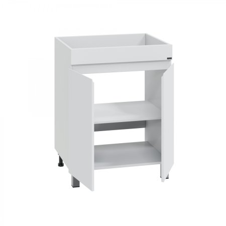 Тумба СаНта Марс 68 напольный 2 двери c раковиной над стиральной машиной Юпитер 130 L 