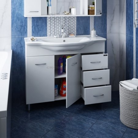 Тумба Санта Эльбрус 100 с умывальником Эльбрус 100 