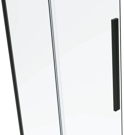 Душевой уголок Black&White Stellar Wind S898 120х80 8988012 профиль Черный стекло матовое 