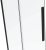 Душевой уголок Black&White Stellar Wind S898 120х80 8988012 профиль Черный стекло матовое 