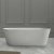 Ванна из искусственного камня ABBER Stein AS9606 белая матовая 