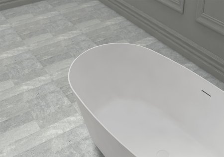 Ванна из искусственного камня ABBER Stein AS9606 белая матовая 
