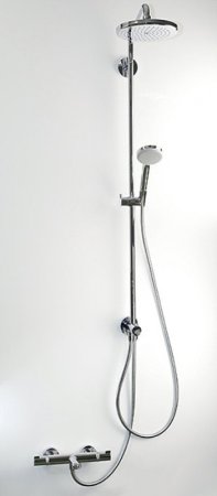 Душевая система Hansgrohe Croma Showerpipe Reno 27224000 без смесителя Хром 