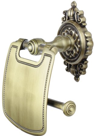Держатель туалетной бумаги Bronze de Luxe Royal R25003 с крышкой Бронза 