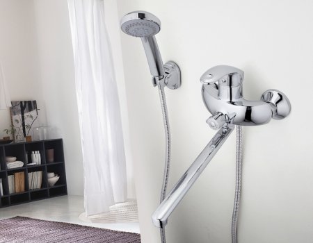 Смеситель для ванны Frap H21 F2221 универсальный Хром 