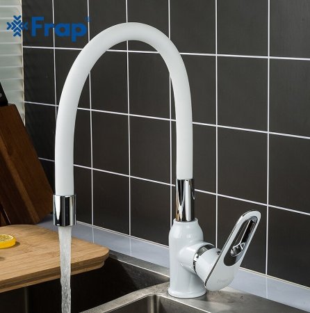 Смеситель для кухни Frap H49 F4049 Белый Хром 