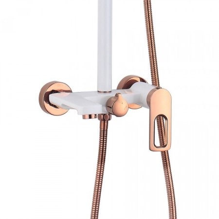Душевая система ViEiR V293562-FL Белый/Золото 