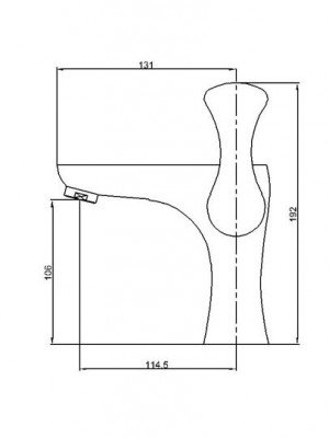 Смеситель для раковины Hoffnung HFG-7770-1 