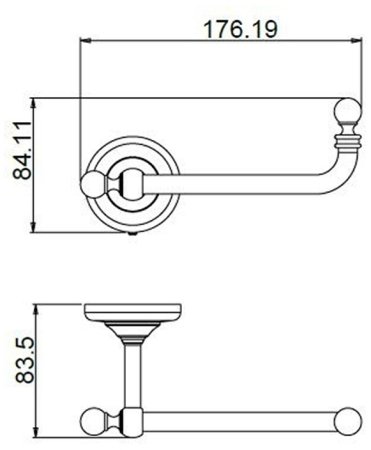 Держатель туалетной бумаги Paini Duomo 88CR051 Хром 