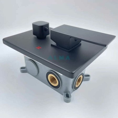 Душевая система ALMAes Liros TVZ-0889 Черная матовая 