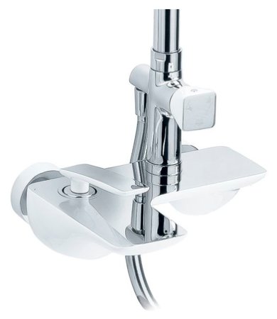 Душевая стойка Timo Helmi SX-1070/00-16 chrome/white 