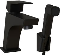 Смеситель для раковины Paini Torre 98YO205/574 с гигиеническим душем Черный матовый Смеситель для раковины Paini Torre 98YO205/574 с гигиеническим душем Черный матовый