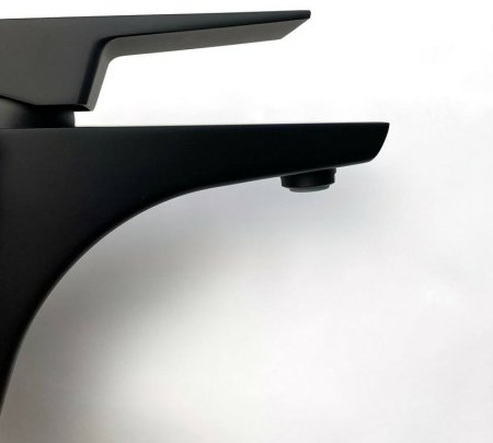 Смеситель для раковины Paini Torre 98YO205/574 с гигиеническим душем Черный матовый 
