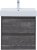 Тумба с раковиной Aquanet Nova Lite 60 дуб серый (2 ящика) 