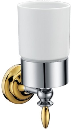 Стакан для зубных щеток Melana MLN-820010 Хром Золото 
