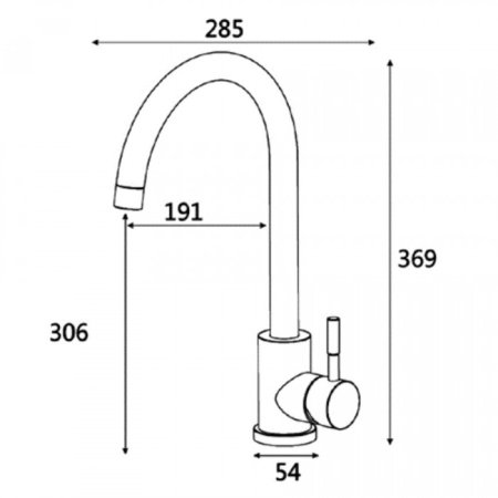 Cмеситель для кухни ViEiR V15020-H Бежевый 