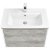 Тумба под раковину Roca Ronda 70 ZRU9303003 подвесная Бетон Белый матовый 