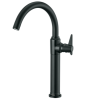 Смеситель для раковины высокий Deante TEMISTO BQT_N21K чёрный матовый