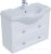 Тумба с раковиной Aquanet Монте 85 белый матовый 