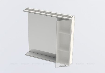 Зеркало-шкаф Aquanet Гретта 90 светлый дуб 