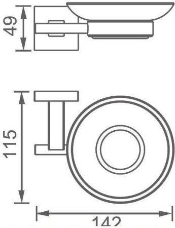 Мыльница Aquanet 6185 