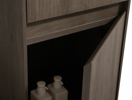 Шкаф пенал Vincea Chiara/Luka 35 VSC-2CL150RO подвесной R.Oak 