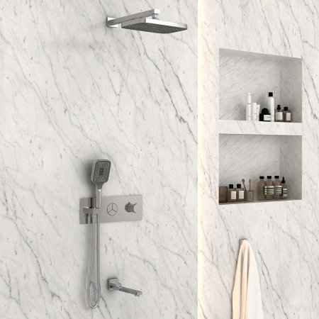 Душевая система Vincea VSFW-432T1CH с термостатом Хром 